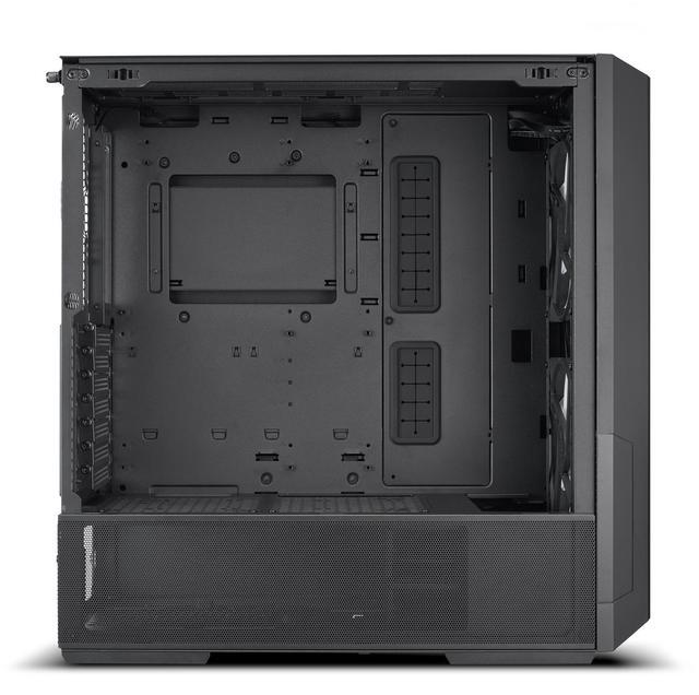 Alt view image 5 of 12 - LIAN LI LANCOOL 216 X Black Steel / Tempered Glass ATX Mid Tower Computer Case ,2x 16 cm PWM Fans Included (Non RGB ) ----LANCOOL 216X