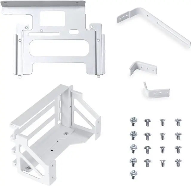 Main image of Lian-Li O11DE-9W Upright GPU Bracket Upgrade Kit for 40 series GPU Compatible with O11DEX ,and O11D EVO RGB White case - Riser Cable Not Included - O11DE-9W