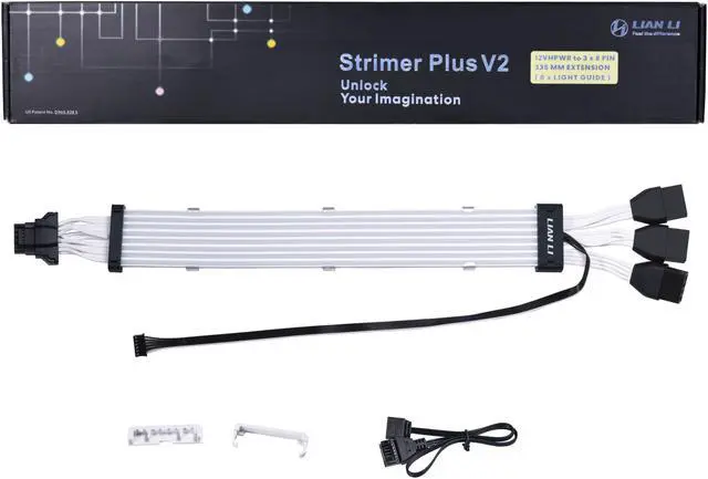 Alt view image 5 of 10 - LIAN LI STRIMER PLUS 168-8 Addressable RGB VGA power cable PW168-8PV2 ---- Strimer plus 168-8(1Year Warranty)