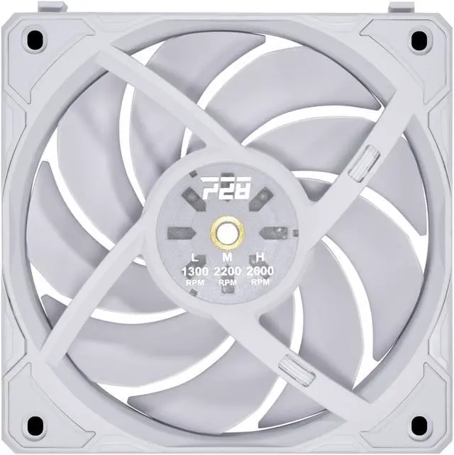Alt view image 5 of 13 - LIAN LI UNI Fan P28 120 White  3x 12cm Fan Pack with a Fan Speed Controller -- UF-P28120-3W