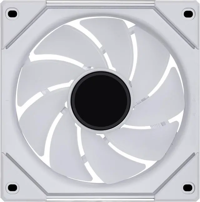 Alt view image 3 of 8 - LIAN LI UNI FAN SL INFINITY 120 RGB WHITE  REVERSE BLADE VERSION ---UF-RSLIN120-1W (No controller included)