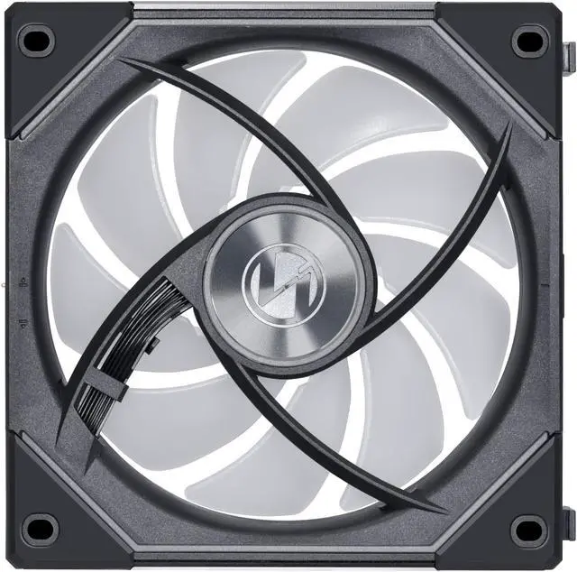 Alt view image 2 of 8 - LIAN LI UNI FAN SL INFINITY 120 RGB BLACK  REVERSE BLADE VERSION ---UF-RSLIN120-1B (No controller included)