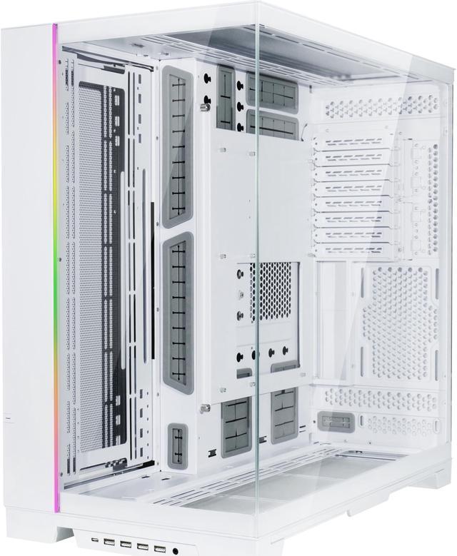 Alt view image 4 of 14 - LIAN LI O11 Dynamic EVO XL O11DEXL White Aluminum / Steel / Tempered Glass ATX Mid Tower Computer Case ----- O11DEXL-W