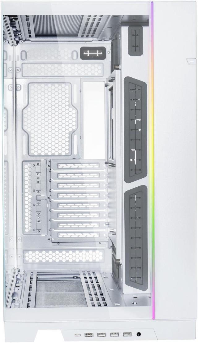 Alt view image 2 of 14 - LIAN LI O11 Dynamic EVO XL O11DEXL White Aluminum / Steel / Tempered Glass ATX Mid Tower Computer Case ----- O11DEXL-W
