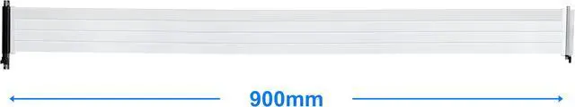 Alt view image 2 of 5 - LIAN LI Premium PCI-E 16X 4.0 White Extender Riser Cable 600 mm , White Color ---PW-PCIV-4-90W