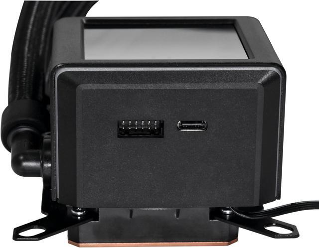 Alt view image 6 of 10 - LIAN LI Galahad II LCD 280 Black Liquid Cooler - GA2ALCD28B