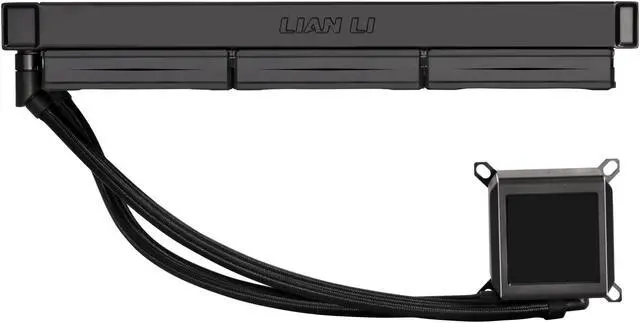 Alt view image 2 of 14 - LIAN LI Galahad II LCD 360 Black Liquid Cooler - GA2ALCD36B