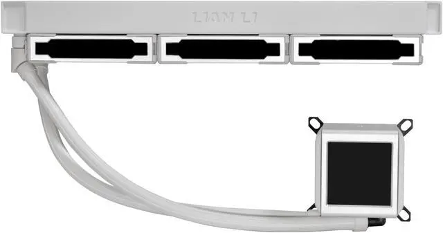 Alt view image 2 of 9 - LIAN LI Galahad II LCD SL-INF 360 White Liquid Cooler, Intel LGA 1851/1700/1200 & AMD AM5/AM4 Compatible - GA2ALCD36INW