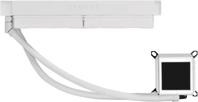 Alt view image 3 of 9 - LIAN LI Galahad II LCD 280 White Liquid Cooler - GA2ALCD28W