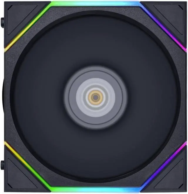 Alt view image 5 of 12 - Lian Li UNI FAN RTL120 RGB Single Pack Black . Reverse Blade (No controller included)- 12RTL1B