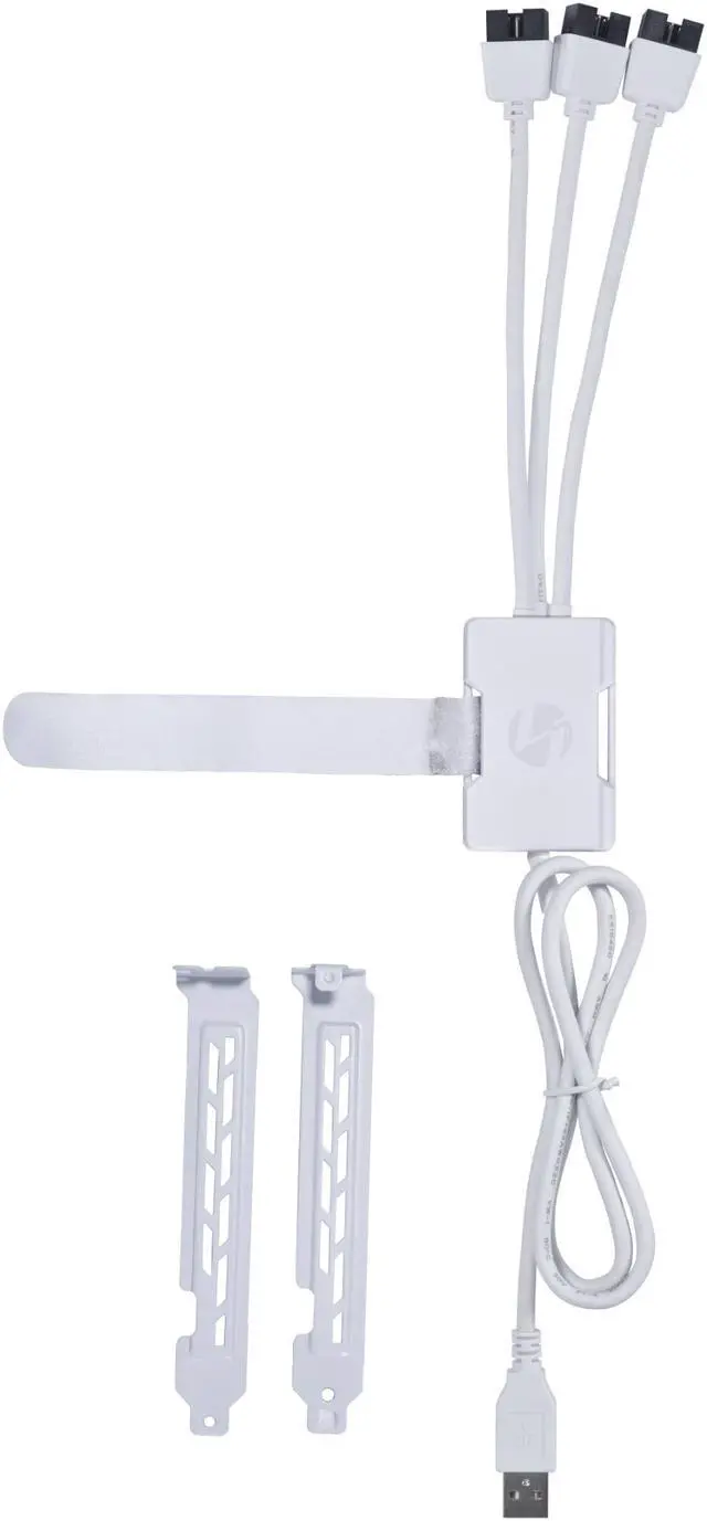 Alt view image 2 of 3 - Lian Li PW-U2HB ,Interal USB 2.0 1 to 3 HUB,White Color ---------PW-U2TPAW