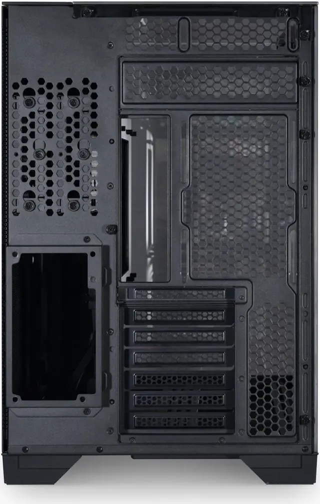 Alt view image 4 of 16 - LIAN LI O11 VISION CHROME ATX MI TOWER Case, Aluminum / Steel / Tempered glass ----O11VC