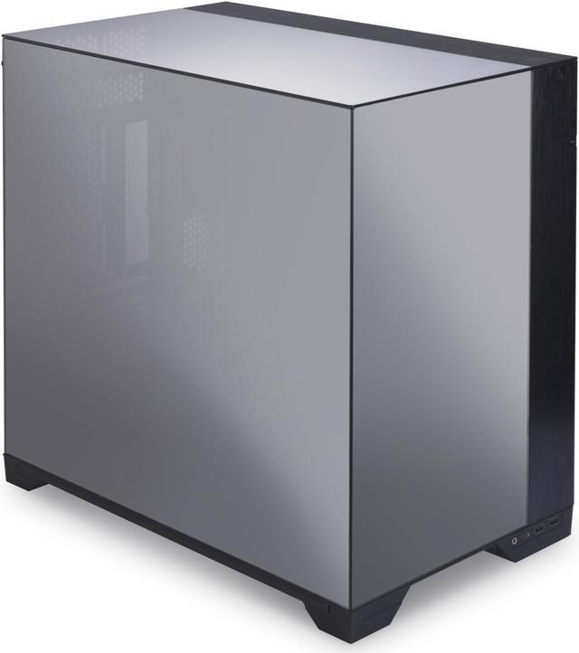 LIAN LI O11 VISION CHROME ATX MI TOWER Case, Aluminum / Steel