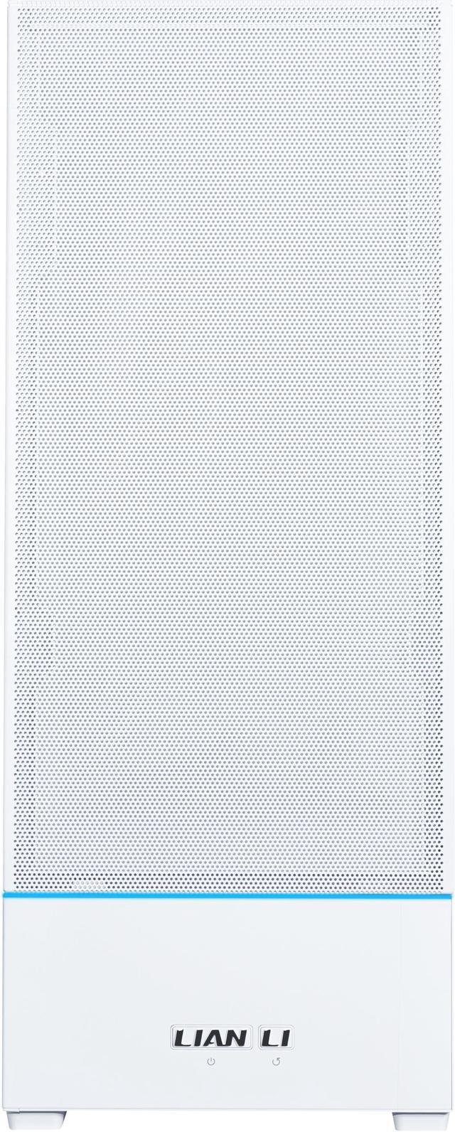 Alt view image 6 of 7 - LIAN LI SUP01 White  Steel / Tempered Glass ATX Mid Tower Computer Case ----SUP01W