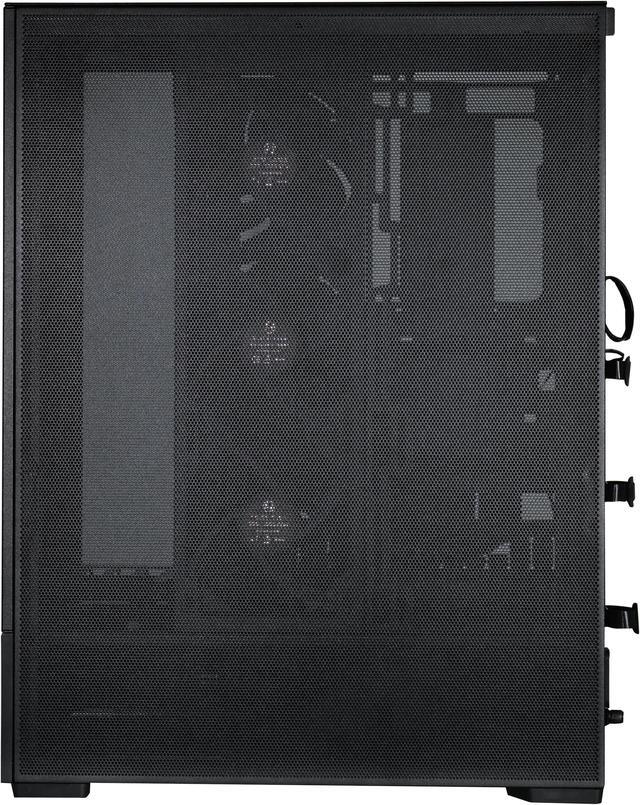 Alt view image 6 of 7 - LIAN LI SUP01 Black Steel / Tempered Glass ATX Mid Tower Computer Case ----SUP01X