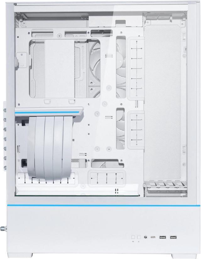 Alt view image 3 of 7 - LIAN LI SUP01 White  Steel / Tempered Glass ATX Mid Tower Computer Case ----SUP01W