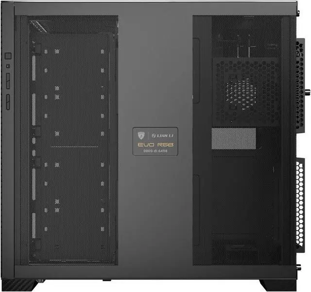 Alt view image 2 of 7 - LIAN LI O11 Dynamic EVO RGB  Automobili Lamborghini Edition Black Aluminum / Steel / Tempered Glass ATX Mid Tower Computer Case----O11DERGBL