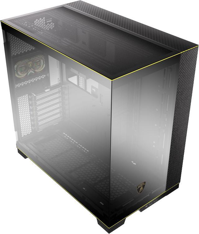 Alt view image 7 of 7 - LIAN LI O11 Dynamic EVO RGB  Automobili Lamborghini Edition Black Aluminum / Steel / Tempered Glass ATX Mid Tower Computer Case----O11DERGBL