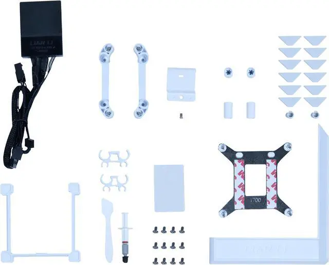Alt view image 7 of 8 - Lian Li Hydroshift 360 AIO - Pre-installed 3 x TL Fans - Side-Mounted Coolant Pathway - 2.88” LCD Screen - 480 × 480 Resolution - Captured Screenshots or Recorded Videos Shift AIO - White (HSLCD36TW)