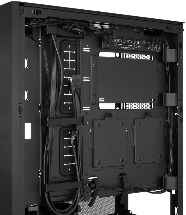 Alt view image 5 of 11 - LIAN LI LANCOOL 216RX Black Steel / Tempered Glass ATX Mid Tower Computer Case ,2x 16 cm ARGB Fans Included ----LANCOOL 216RX