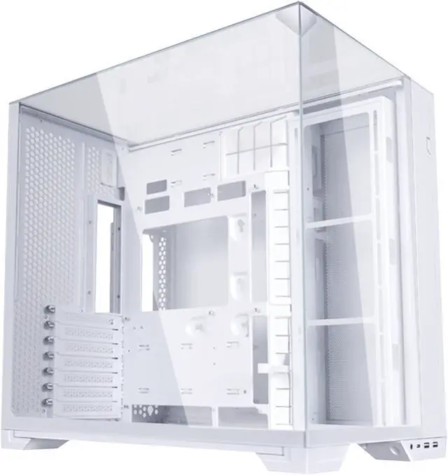 Main image of LIAN LI O11 vision compact white color Aluminum / Steel / Tempered Glass ATX Mid Tower computer Case ----O11VPW