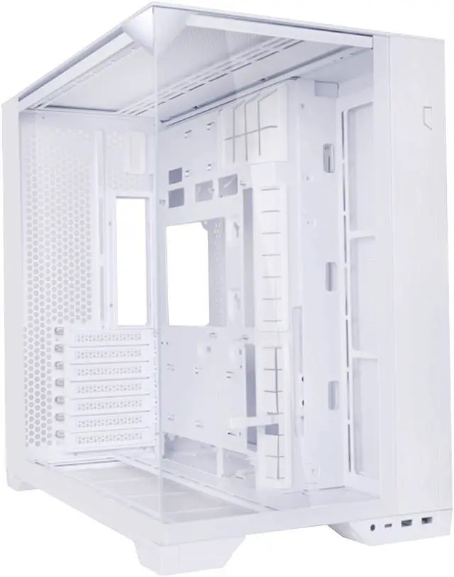 Alt view image 3 of 8 - LIAN LI O11 vision compact white color Aluminum / Steel / Tempered Glass ATX Mid Tower computer Case ----O11VPW