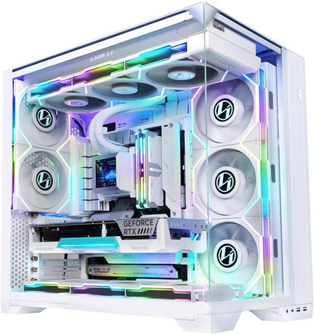 Alt view image 4 of 8 - LIAN LI O11 vision compact white color Aluminum / Steel / Tempered Glass ATX Mid Tower computer Case ----O11VPW