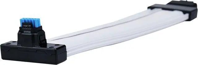 Alt view image 2 of 14 - Lian Li Strimer Wireless 16 Pin (PW16-121W) - Addressable RGB Power Extension Cable - 2.4 GHz Wireless Control with 370mm; 14.56 Inch length  - LED Strip - Wireless Controller NOT Included & Required