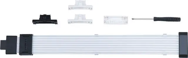 Alt view image 4 of 6 - Lian Li Strimer Wireless 16 Pin (PW16-81W) - Addressable RGB Power Extension Cable - 2.4 GHz Wireless Control with 370mm; 14.56 Inch length  - Wireless Controller NOT Included & Required