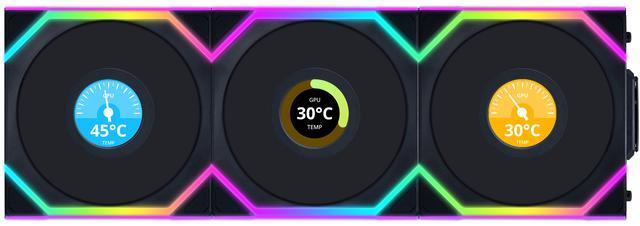 Amazon.com: Lian Li UNI Fan SL - LCD Wireless 120 - Triple