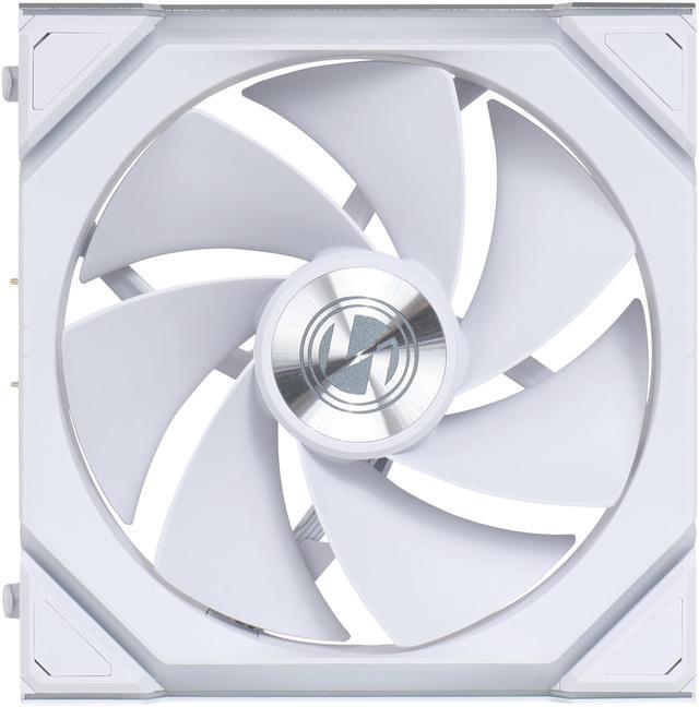 Alt view image 5 of 7 - Lian Li UNI Fan SL - Wireless 120 - Single Pack (Reverse Blade) ARGB Fan - Controller Not Included - 2.4 GHz Wireless Control - Controller required for use. - White (12RSL1W1W)