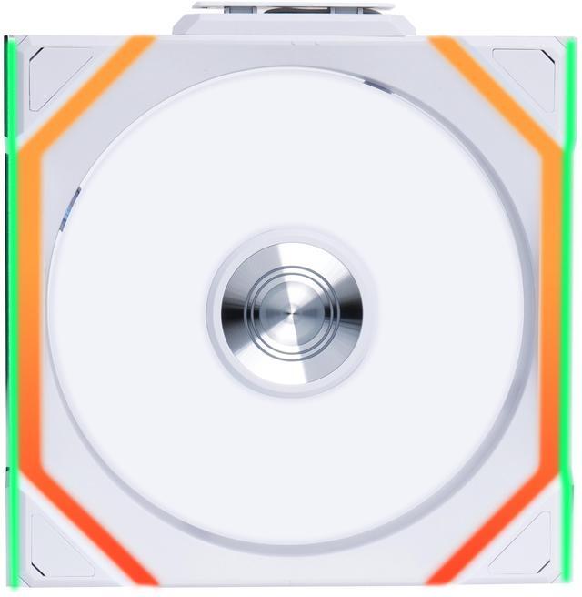 Alt view image 7 of 7 - Lian Li UNI Fan SL - Wireless 120 - Single Pack (Reverse Blade) ARGB Fan - Controller Not Included - 2.4 GHz Wireless Control - Controller required for use. - White (12RSL1W1W)