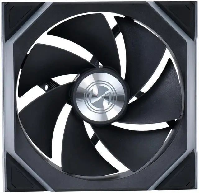 Alt view image 5 of 7 - Lian Li UNI Fan SL Wireless (Reverse Blade) 120mm ARGB Fan - Single Pack - 2.4 GHz Wireless Signal for RGB & Fan Control - Daisy-Chain Design - Controller NOT Included & Required - Black (12RSL1W1B)
