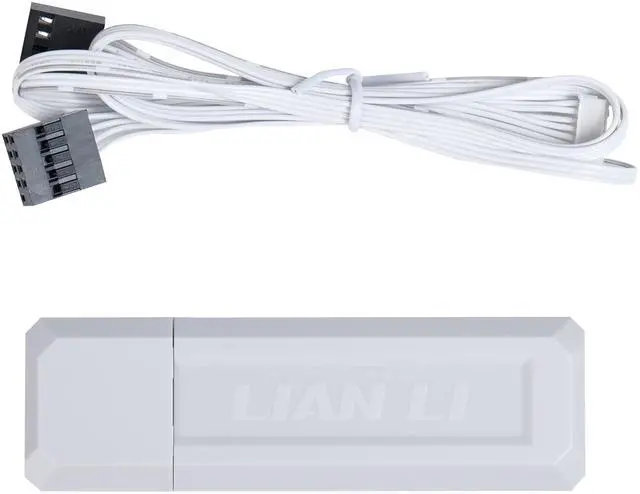 Alt view image 2 of 8 - Lian Li UNI Fan SL LCD Wireless 120mm ARGB Fan - Triple Pack - 1.6" LCD -  2.4 GHz Wireless Signal for RGB & Fan Control - Daisy-Chain Design - Controller Included and Required - White (12SLLCD1W3W)