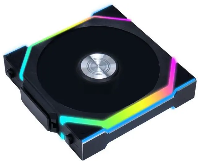 Alt view image 4 of 7 - Lian Li UNI Fan SL Wireless (Reverse Blade) 120mm ARGB Fan - Single Pack - 2.4 GHz Wireless Signal for RGB & Fan Control - Daisy-Chain Design - Controller NOT Included & Required - Black (12RSL1W1B)