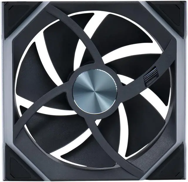 Alt view image 4 of 7 - Lian Li UNI Fan SL Wireless 120mm ARGB Fan - Single Pack - 2.4 GHz Wireless Signal for RGB & Fan Control - Daisy-Chain Design - Controller NOT Included & Required - Black (12SL1W1B)
