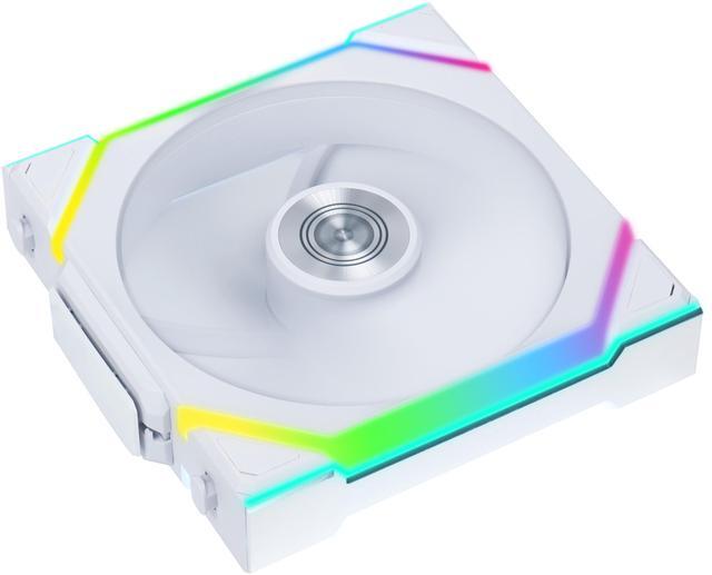 Alt view image 6 of 7 - Lian Li UNI Fan SL - Wireless 120 - Single Pack (Reverse Blade) ARGB Fan - Controller Not Included - 2.4 GHz Wireless Control - Controller required for use. - White (12RSL1W1W)