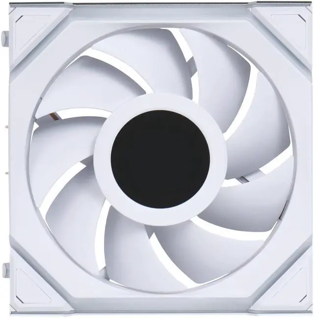 Alt view image 3 of 7 - Lian Li UNI Fan SL LCD Wireless 120mm ARGB Fan - Single Pack - 1.6" LCD Display - 2.4 GHz Wireless Signal for RGB & Fan Control -  Controller NOT Included & Required - White (12SLLCD1W1W)