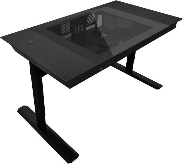 Main image of Lian Li Motorized Standing Desk DK-07X : Dual E-ATX Support, Wireless Charging & USB Ports for Ultimate Workflow - Versatile Motorized Desk - Cable Management --  DK07X