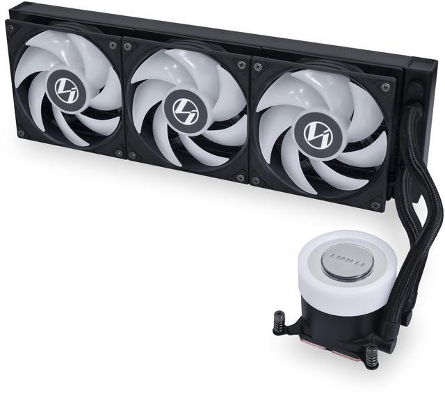 Alt view image 5 of 7 - Lian Li Galahad II Lite Liquid Cooler 360mm RGB FansAIO CPU Water Cooling, Customizable ARGB Pump Block, Low Noise Hydraulic Bearing, Switchable Lid & 28mm PBT Fan for LGA 1700/1851/AM5/4 (GA2L36RB)