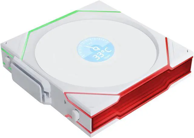 Main image of LLian Li UNI Fan TL LCD 120 Wireless - Single Pack (Reverse Blade) - Controller Not Included - 2.4 GHz Wireless Control  - Infinity Mirror Design - Controller requesd for use. - White (12RTLLCD1W1W)