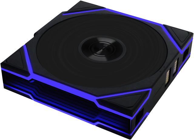 Alt view image 4 of 8 - Lian Li UNI Fan TL 120 Wireless - Single Pack - Controller Not Included - 2.4 GHz Wireless Control - Infinity Mirror Design - Controller requesd for use. - Black (12TL1W1B)