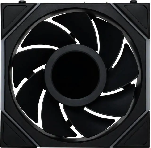 Alt view image 7 of 8 - Lian Li UNI Fan TL LCD 120 Wireless - Single Pack (Reverse Blade) - Controller Not Included - 2.4 GHz Wireless Control  - Infinity Mirror Design - Controller requesd for use. - Black (12RTLLCD1W1B)