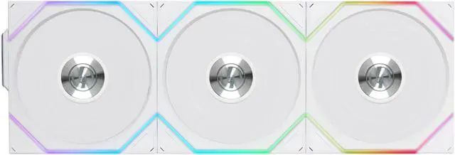 Alt view image 4 of 8 - Lian Li UNI Fan TL 120 Wireless - Triple Pack - 2.4 GHz Wireless Controller Included - Daisy Chain & Infinity Mirror Design - Controller reqired. - White (12TL1W3W)