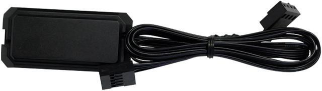 Alt view image 2 of 7 - Lian Li UNI Fan TL LCD 120 Wireless - Single Pack - Controller Not Included - 2.4 GHz Wireless Control  - Infinity Mirror Design - LCD Display - Controller requesd for use. - Black (12TLLCD1W1B)