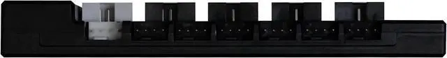Alt view image 2 of 10 - Lian Li Universal USB & PWM Fan Hub, Fan Controller with 4 USB Headers - 6 Fan Ports - Magnetic Mounting - 5V/4PIN - PSU/Motherboard Universal Case Compatibility - Black  --EG-HUB01B