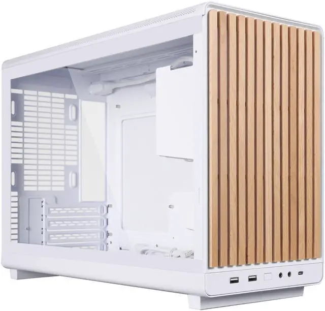 Alt view image 7 of 7 - Lian Li A3-mATX-WDG-26.3L Micro Form Factor Chassis-Wood Front & Side Tempered Glass Panel-No Fans-Supports 360mm AIO-Modularity Design-for M-ATX, ITX Motherboard-DAN Cases Collaboratio ------ A3W-WDG