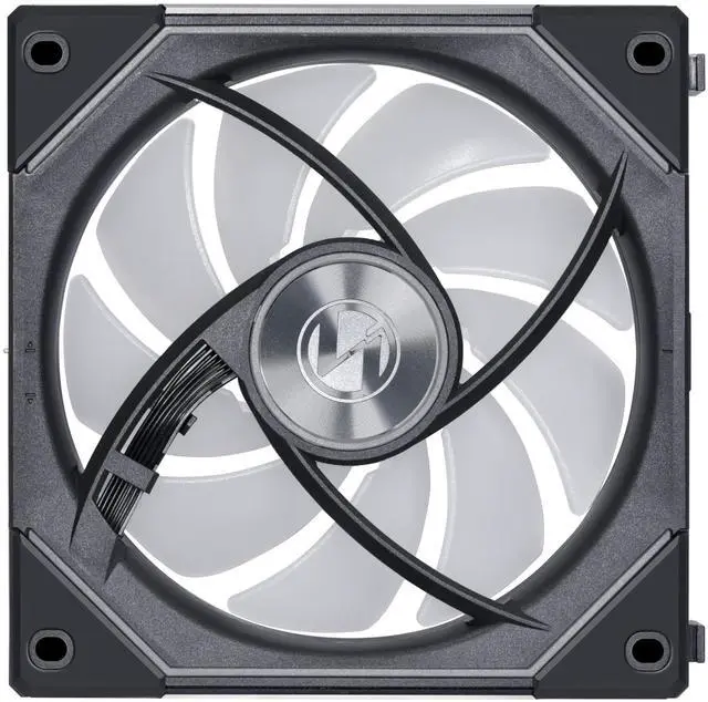 Alt view image 7 of 7 - Lian Li UNI Fan SL-Infinity 120 - Triple Pack (Reverse Blade) ARGB Fan-Daisy-Chain Design-Infinity Mirror-Cable Management-Customizable Lighting Effects w/Controller- Black (12RSLIN3B)
