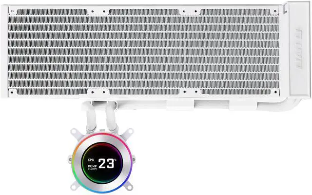 Alt view image 2 of 8 - Lian Li Hydroshift II 360 Liquid CPU Cooler - Flexible Slide-Tube Clamp Coolant Pathway - 2.1 IPS LCD Screen - 3 Control Mode - Fits Most PC Fans - LGA 1851/1700, AMD AM5/AM4 - Black (HS2LCD36W)