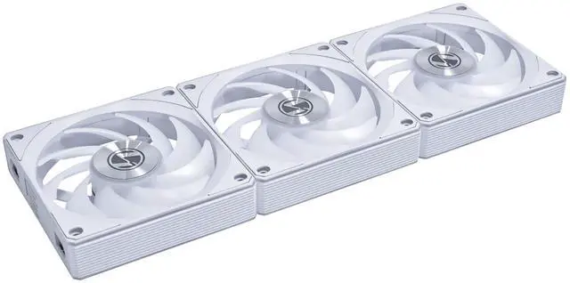 Alt view image 2 of 7 - Lian Li UNI Fan CL120 ARGB 120mm PWM Fans - Triple Pack (Reverse Blade) - 2.4 GHz Wireless Signal RGB & PC Case Fans Control - Daisy-Chain - Controller Included and Required - White (12RCL1W3W)